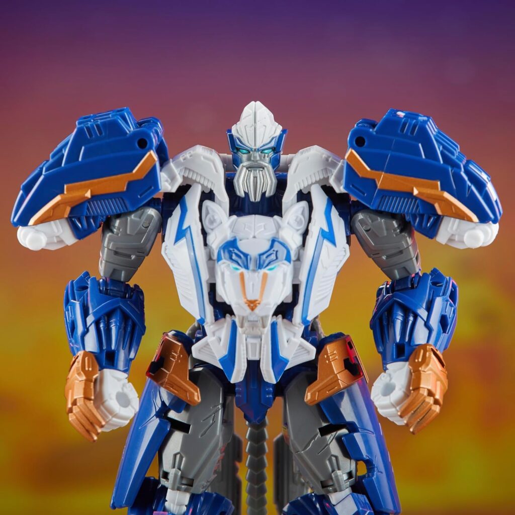 Transformers Legacy United Voyager Class Prime Universe Thundertron, 7-Inch Converting Action Figure, 8+