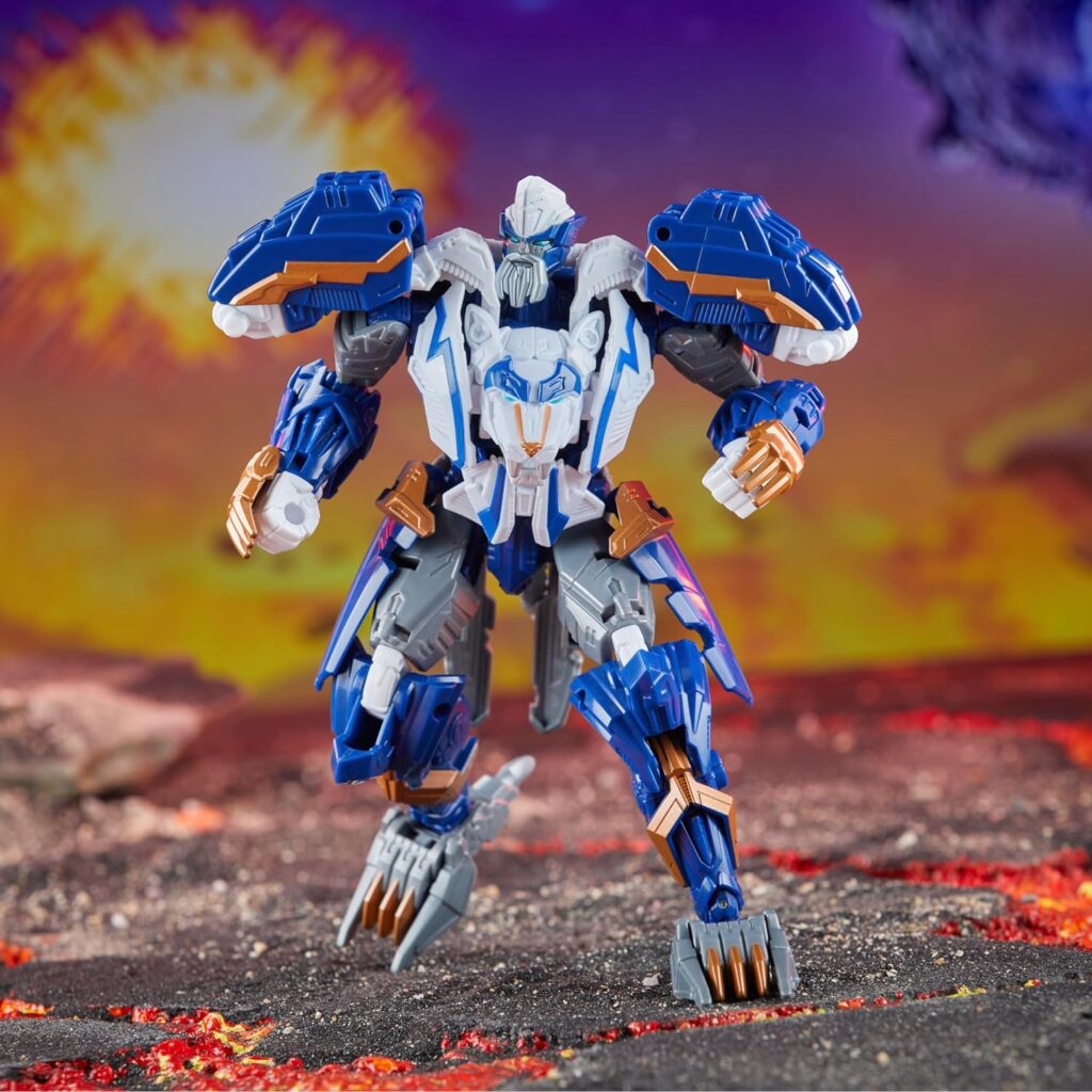Transformers Legacy United Voyager Class Prime Universe Thundertron, 7-Inch Converting Action Figure, 8+