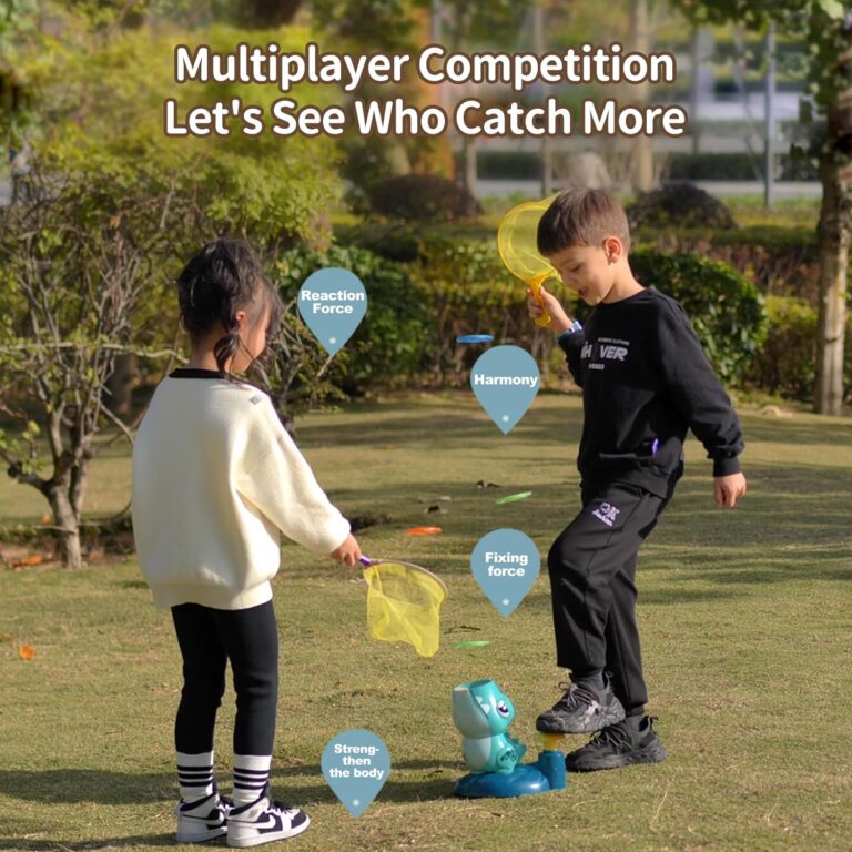 USHINING Flying Disc Launcher Toy