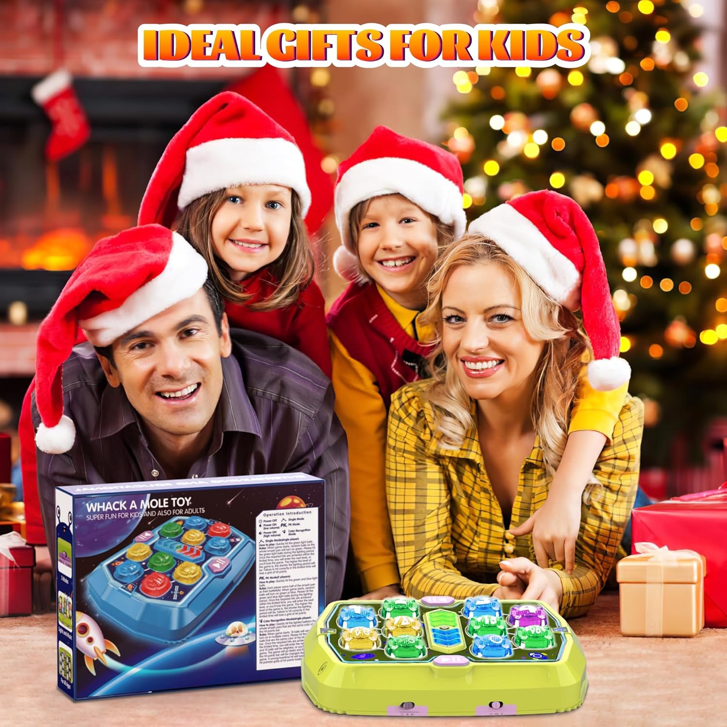 Whack A Mole Game, Toys for 3 4 5 6+ Year Old Boys Girls, Interactive Educational Pounding Toys for Toddlers with 2 Hammers, Music Light, PK Mode, Birthday Xmas Gifts for Boys Girls Kids Age 3-8 Whack A Mole Game, Toys for 3 4 5 6+ Year Old Boys Girls, Interactive Educational Pounding Toys for Toddlers with 2 Hammers, Music Light, PK Mode, Birthday Xmas Gifts for Boys Girls Kids Age 3-8