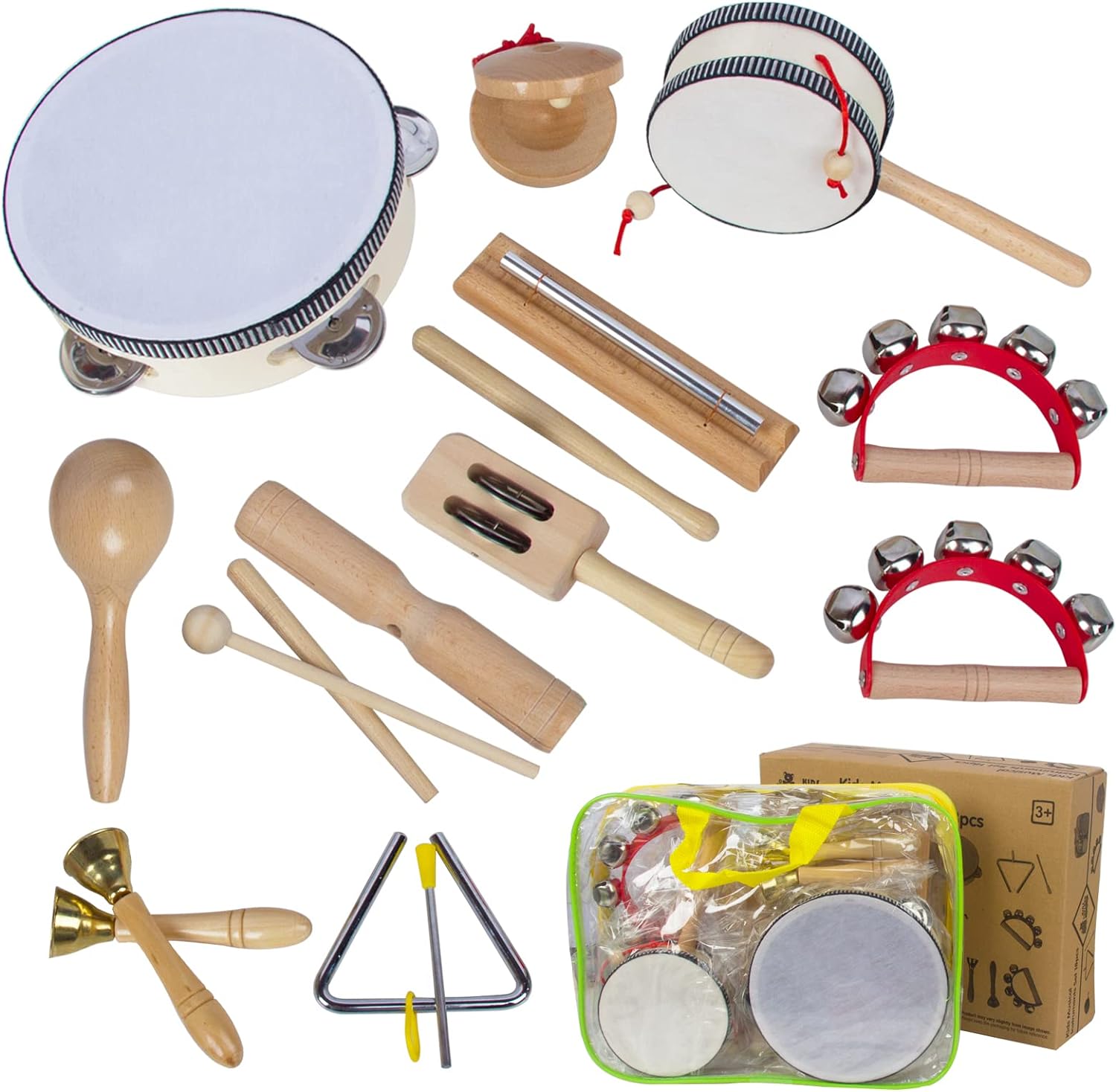 Wooden Musical Instruments Set for Toddlers 1-3 Review