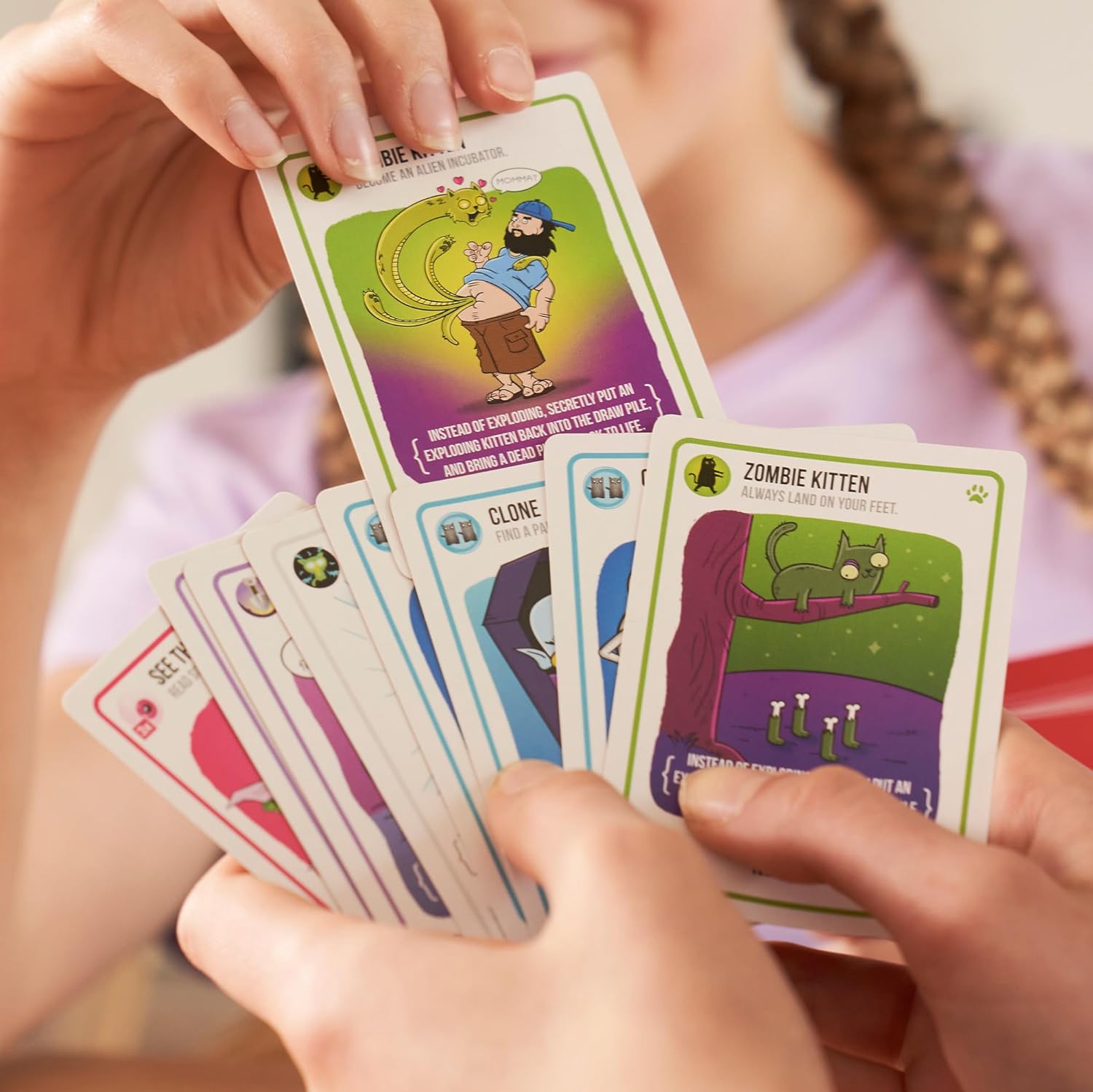 Zombie Kittens Card Game by Exploding Kittens - Fun Family Card Games for Adults Teens Kids for Night Entertainment, 2-5 Players Zombie Kittens Card Game by Exploding Kittens - Fun Family Card Games for Adults Teens Kids for Night Entertainment, 2-5 Players