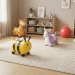 Best bouncy toys for toddlers in a bright indoor playroom