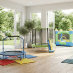 Best jumping toys for toddlers in a bright indoor and outdoor play area