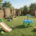Best outdoor toys for toddlers in a backyard play area