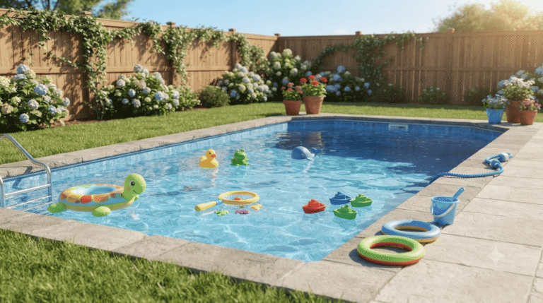 Best pool toys for toddlers in a backyard swimming pool